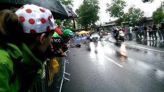 Alejandro Valverde Fractures Kneecap in Tour de France Crash [upl. by Paluas]