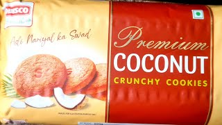 Sobisco Premium Coconut 🥥 Crunchy Cookies 🍪  Asli Nariyal Ka Swad  biscuitreview reviewvideo [upl. by Ainuj130]