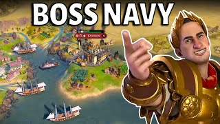 Civ 6  Prepare For The Roman BOSS NAVY  Mare Noestrum Time 4 Rome Civilization VI [upl. by Ateiluj96]