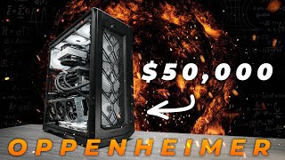 REVEALED 👉 Worlds MOST POWERFUL Creator PC  AMD 5995wx  3x RTX 4090 Workstation OPPENHEIMER PC [upl. by Ydeh322]