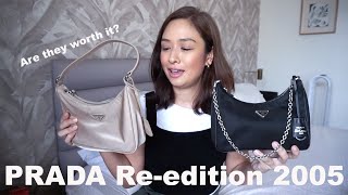 Bag Review PRADA Reedition 2005 Nylon Bag ARE THEY WORTH IT  Kelly MisaFernandez [upl. by Celina73]