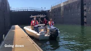 TIME LAPSE Take a ride in the Pinopolis Lock [upl. by Liu665]