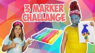 GIANT 3 MARKER CHALLENGE XXL  Sis VS Sis  français [upl. by Doble]