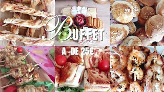 IDÉE APPERITIFS PAS CHER ET RAPIDE airfryer brunch buffet [upl. by Delp]