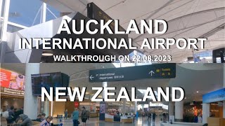 Auckland International Airport  4K  Walkthrough on 22082023  North Island  New Zealand [upl. by Rodmann]