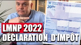 Comment faire sa déclaration dimpôt immobilier en LMNP pour 2022 [upl. by Connor]