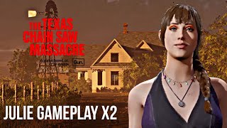 Texas Chain Saw Massacre Julie Gameplay x2🖤 [upl. by Budd]