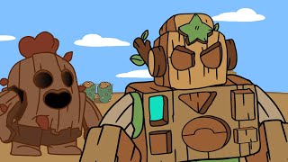 Brawl Stars Animation 65  Wooden Brawler [upl. by Nagud772]