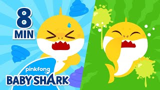 🤔How Does Our Body Work  Poo and Pee Boogers and Fart  Compilation  Baby Shark Official [upl. by Amitak]