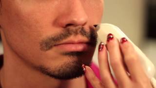 How to Shave Around a Mustache amp Goatee  Mens Grooming Tips [upl. by Kared]