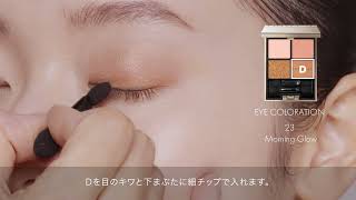 ルナソル LUNASOL EYE COLORATION 23 How To Use [upl. by Adams290]