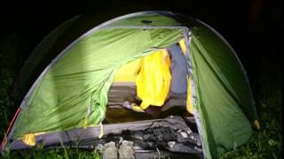 complete Camp setup at Night  Exped Venus II Tent [upl. by Kasevich]