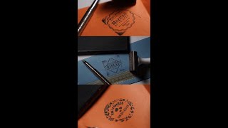 Beautiful Wedding Invitation Stamp reveal at the end Laser Engraving plus 3D printing [upl. by Stephen]