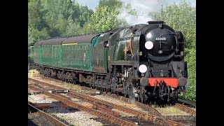 THE quotWATERCRESS LINEquot MID HANTS RAILWAY 1994 WITH 34105 AND 35005 VERY RARE FOOTAGE [upl. by Valaree]