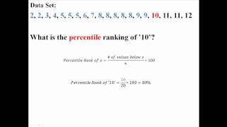 Percentiles and Quartiles [upl. by Llednew]