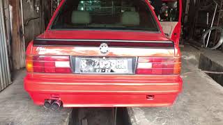 BMW e30 pasang resonator amp muffler eisenmann [upl. by Eiramesor]