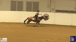 2021 Quarter Horse Congress Green Reiner Kira Osborn on Girl In Buckskin [upl. by Fidelio]