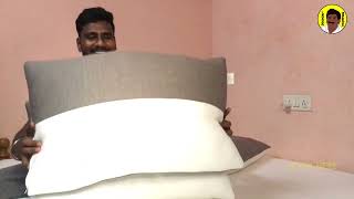 Wakefit Orthopedic Mattress and Pillows Unboxing amp Review  Wakefit Tamil Review  Best Mattress [upl. by Deehan]