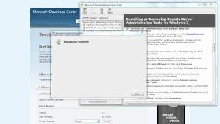 Step 2  Setting up the HyperV Admin Console using RSAT for Windows 7 [upl. by Nylavad97]