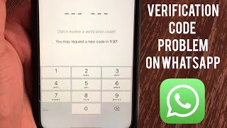 WhatsApp Verification Code Not Received iPhone [upl. by Bettzel]