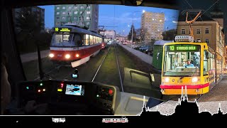 Desítka z RAK přes PIS na NVL 🚋 Cab view tram Brno [upl. by Vito]