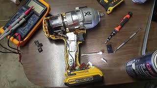 DeWalt DCF899H Successfully Repaired  Speed Selector Switch Contacts Needed Cleaning [upl. by Melnick]