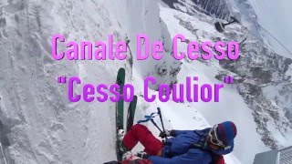 Avalanche w heli rescue  ruptured ACL skiing Courmayeur Italy 2016 [upl. by Zere]