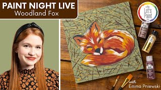 Learn to Paint a Woodland Fox [upl. by Philbrook]