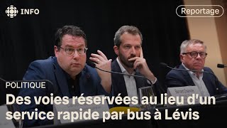 Québec renonce au SRB à Lévis [upl. by Leventis]