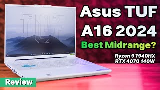 Best Midrange Gaming Laptop  Asus TUF A16 2024 Review [upl. by Eeliram501]