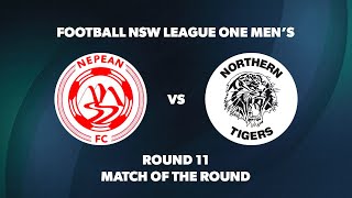 League One NSW Mens Round 11 Nepean FC v Northern Tigers FC [upl. by Intyrb531]