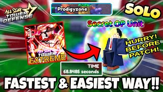 Fastest amp Easiest Way How To Get Secret Unit In ProdigyZone EXTREME  All Star Tower Defense Roblox [upl. by Yednil]