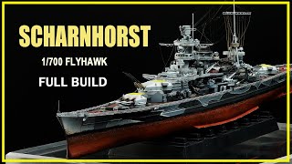 FULL BUILD Scharnhorst 1943 1700 Flyhawk [upl. by Bravar]