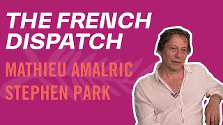 DESTINATION CANNES  Mathieu Amalric et Stephen Park pour THE FRENCH DISPATCH [upl. by Duthie]