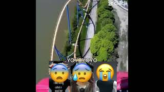 When you go on the Behemoth at Wonderland for the first time 😂 [upl. by Linskey521]