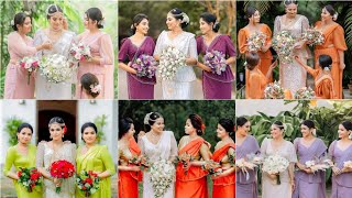 Bridesmaid Saree Designs  Sri Lankan Bridesmaid  Bridesmaid Dress reception AshiFashion [upl. by Kosel]