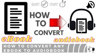 How to convert an ebook to an audiobook with PocketBook Reader [upl. by Hite]