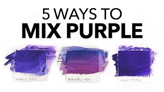 What Colors Make Purple The Ultimate Guide to Mixing Purple [upl. by Itch]