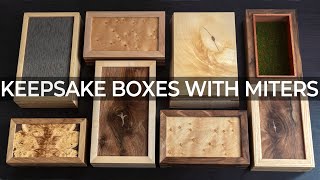 Keepsake Boxes with Miters and Corner Keys [upl. by Docilla785]