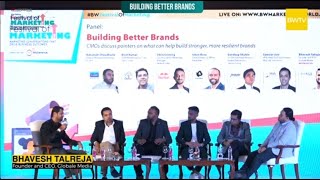 Building Better Brands  Panel  BW Marketing World’s Festival of Marketing 2024 [upl. by Ueihtam]