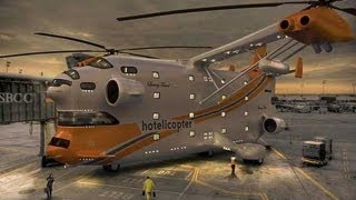 Hotelicopter  The Worlds First Flying Hotel [upl. by Adeys]