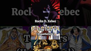 Rocks D Xebec vs One Piece  whoisstrongest rocks luffy shanks onepiece shorts [upl. by Yddur]