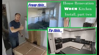 Wren Kitchen Install in Devon Torquay  Part Two [upl. by Wallinga520]