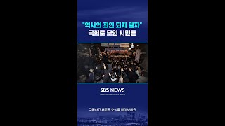 quot역사의 죄인 되지 말자quot…국회로 모인 시민들 shorts [upl. by Verner]