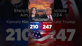 Eleições Americanas 2024Resultado Parcial 0311 Trump pode vencer com folga [upl. by Nihsfa]