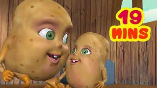 Aloo Kachaloo Beta Kahan Gaye The and much more  Hindi Rhymes collection for kids  Infobells [upl. by Sert912]