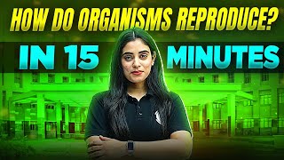 How Do Organisms Reproduce   Complete Chapter In 15 Minutes  Class 10th Board [upl. by Nihahs263]