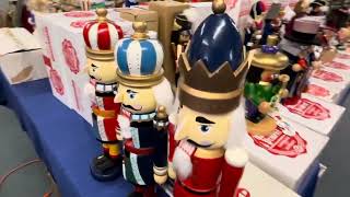 112823 Estate Auction Steinbach Nutcracker Collection handmade from Germany [upl. by Attirehs]