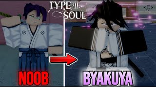 Noob To BANKAI As Byakuya Kuchiki Flower In Type SoulRoblox [upl. by Aicilehp]