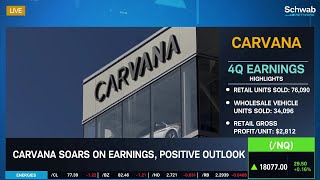 Carvana CVNA amp Block SQ Rally After Earnings [upl. by Notsirt690]